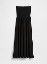 STRAPLESS DROP WAIST DRESS - Maksikleit - true black