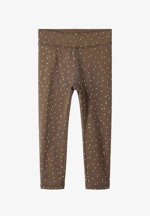 Name it, LEGGINGS PRINTED SPORTS - Leggings - Hosen - chocolate martini