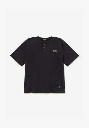 Kaotiko, BUTTON ROMANCE UNISEX - T-Shirt basic - black