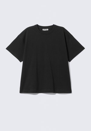 Weekday, DANYA BOXY - Camiseta básica - black