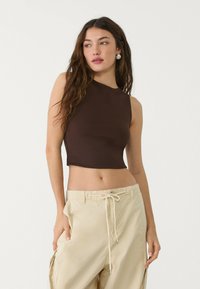 Stradivarius - ÄRMELLOSES  - Top - dark brown Thumbnail-Bild 1