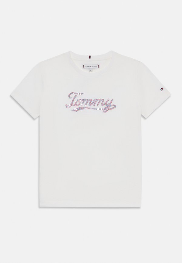 SCRIPT SEQUINS TEE - Print T-shirt