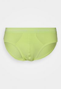 Calvin Klein Underwear HIP BRIEF 3 PACK COTTON STRETCH - Cuecas - hemisphere/direct green/blue flan