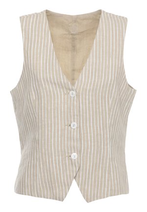120% Lino, Smanicato - beige