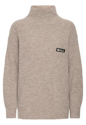 HIGH NECK  - Pullover - vintage khaki