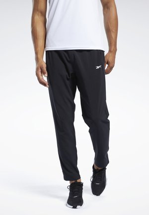 Reebok WORKOUT READY TRACK PANTS SPORTS TRACKSUIT BOTTOMS - Tracksuit bottoms - black