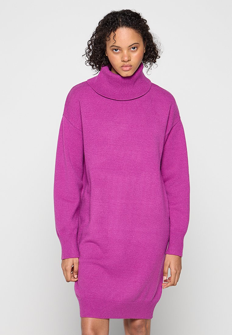 Apart Gebreide jurk paars