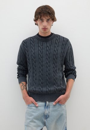 Strickpullover - slate grey