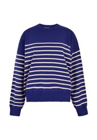 Apricot CREW NECK STRIPE - Strickpullover - blue