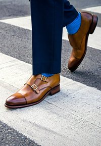 Finsbury MONK CAMBRIDGE - Mocassins de ville - marron