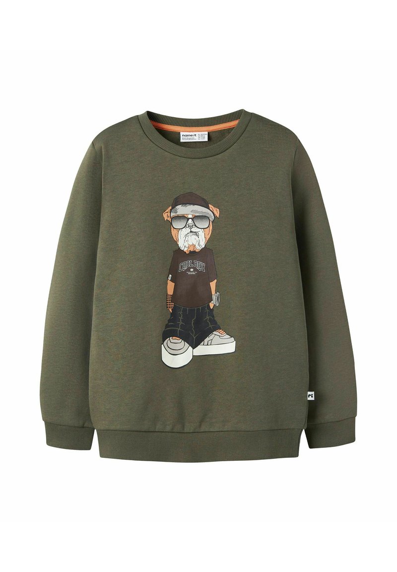Name it NKMOKLOKKEN BRU BOX - Sudadera - ivy green