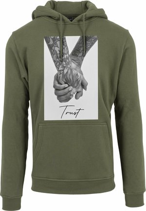 Kapuzenpullover - olive