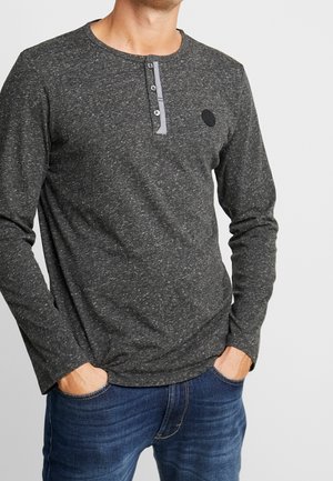 Long sleeved top - mottled light blue