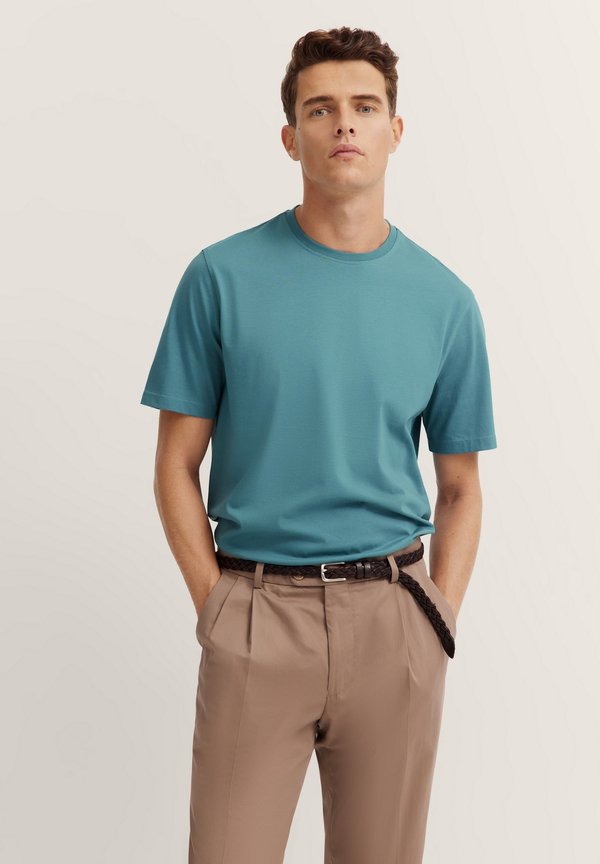 MIT  PRINT - T-Shirt basic - flaschengrün