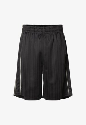 Karl Kani, SIGNATURE SHADOW STRIPE TRACKSHORTS - Dresside alumine osa - black/off white
