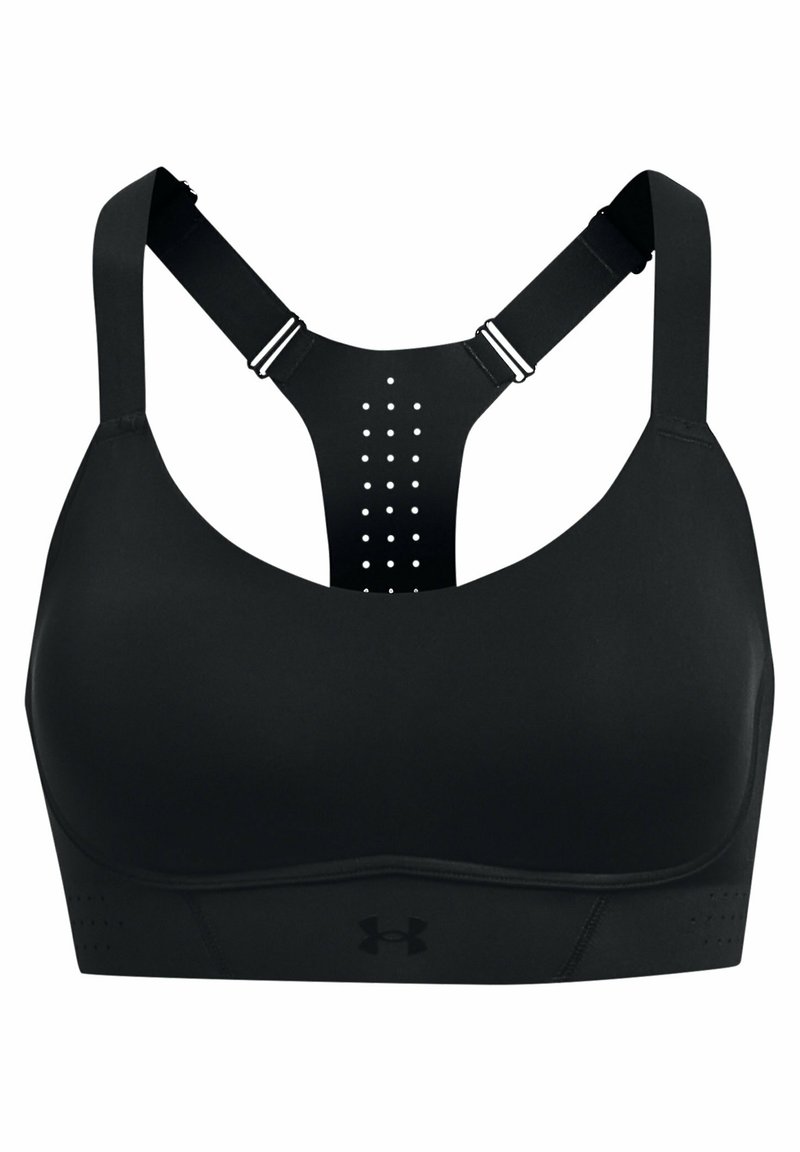 Under Armour Sport-bh met high support zwart-metallic