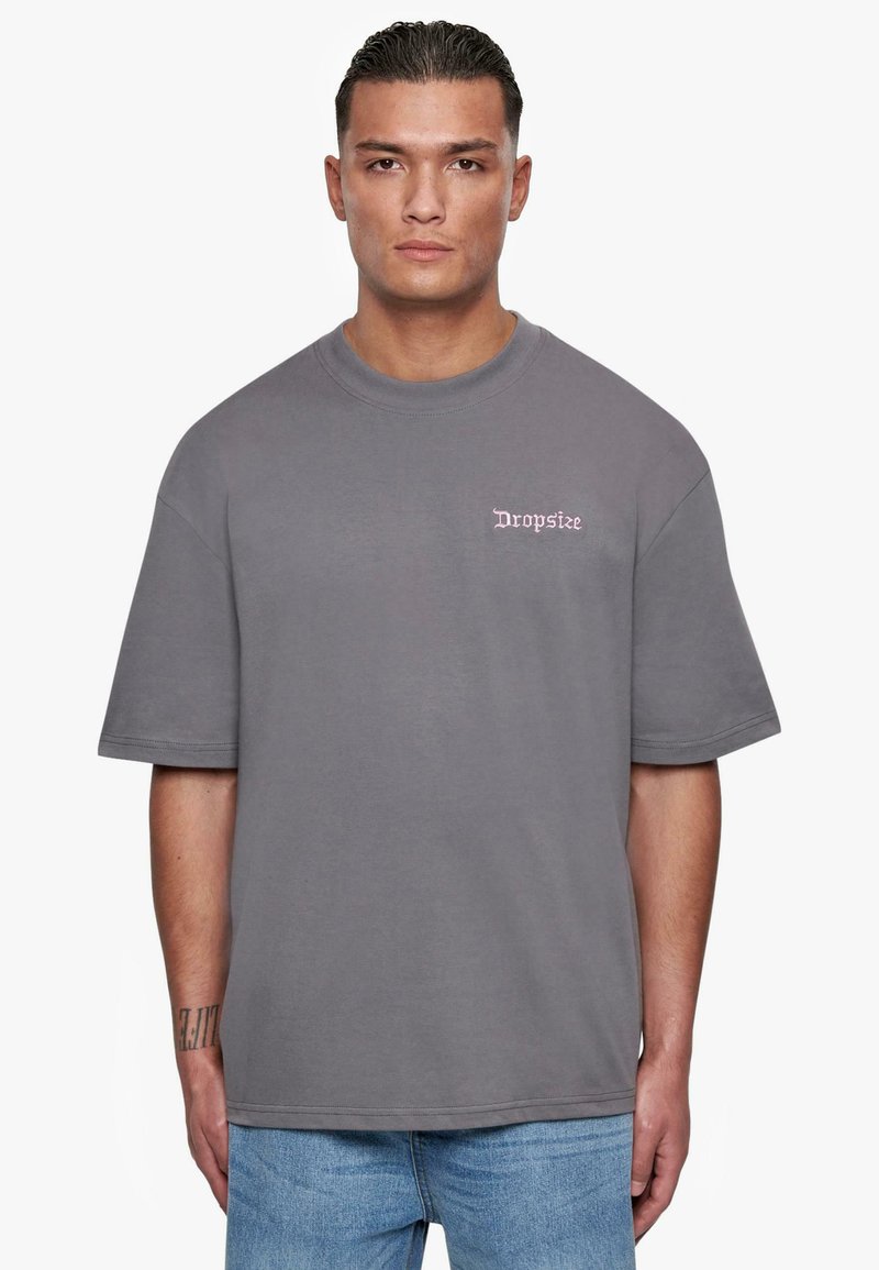 Dropsize Lihtne T-särk - anthracite