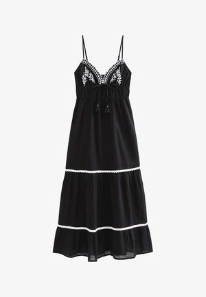New Look, EMBROIDERED BEACH MAXI - Maxi dress - black