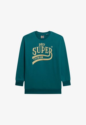 Superdry & Co LUXE LOGO - Robe de jour - deep teal
