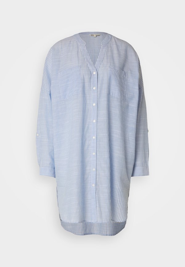 ONLAPELDOORN STRIPE SHIRT  - Tunic - provence/cloud dancer4