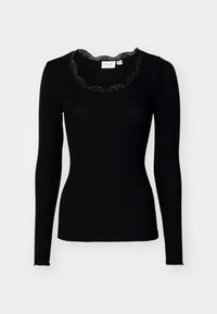 VISIA O NECK - Maglietta a manica lunga - black