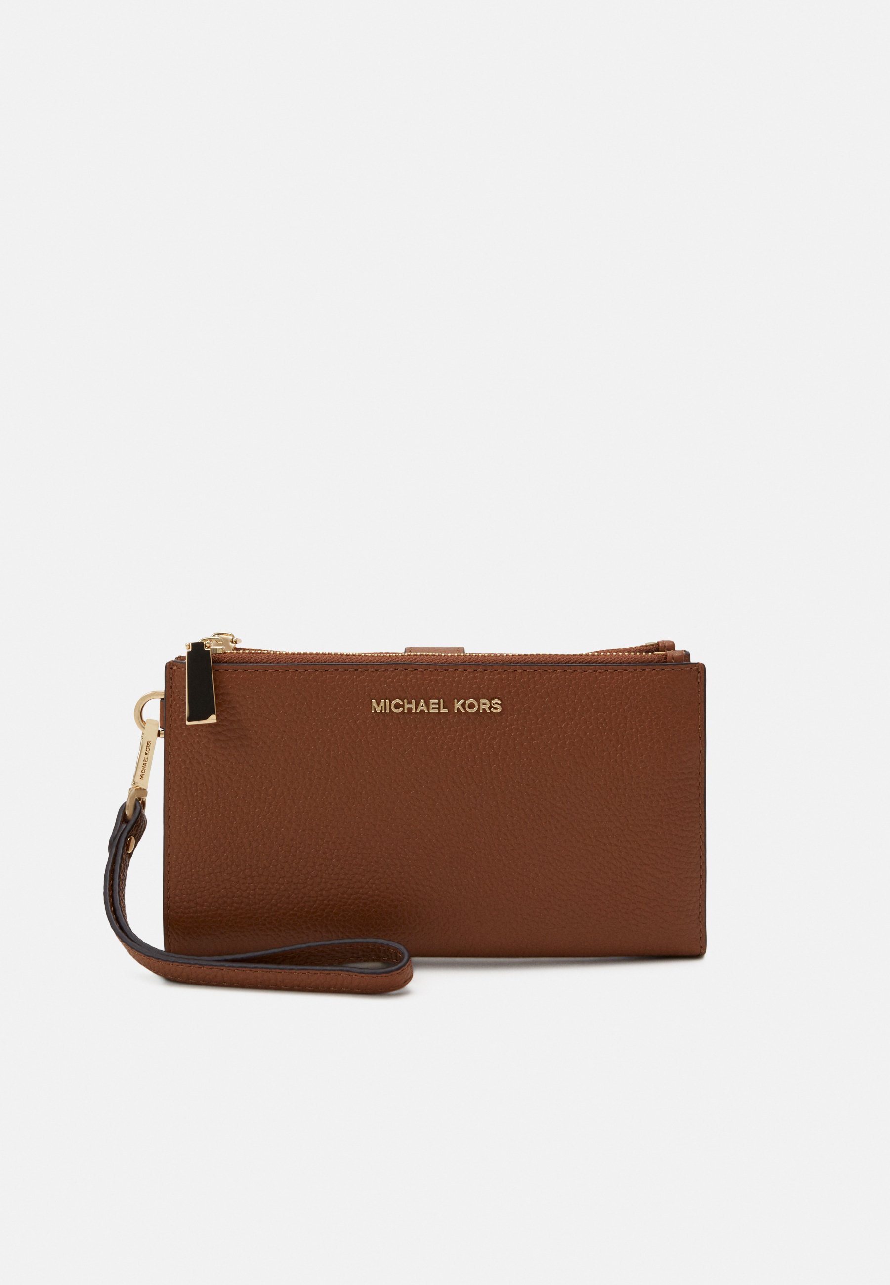 michael kors brown wristlet wallet