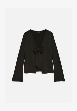 Vero Moda LOTTIE TIE - Maglietta a manica lunga - black