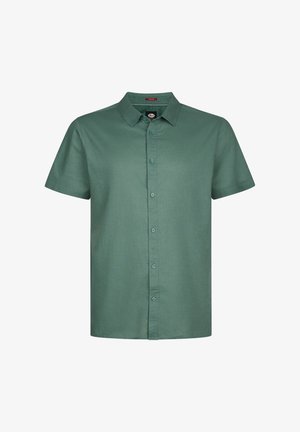 Petrol Industries, PLUS SIZE PLAIN SHORT-SLEEVE - Camicia - oil green