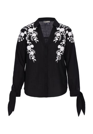 Gombos blúz - black