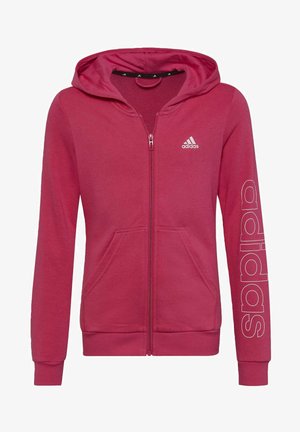 ESSENTIALS - Sweat à capuche zippé - pink