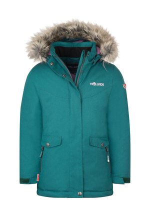 TROLLKIDS, GIRLS OSLO COAT XT UNISEX - Hardshell jacket - midnight petrol/light violet