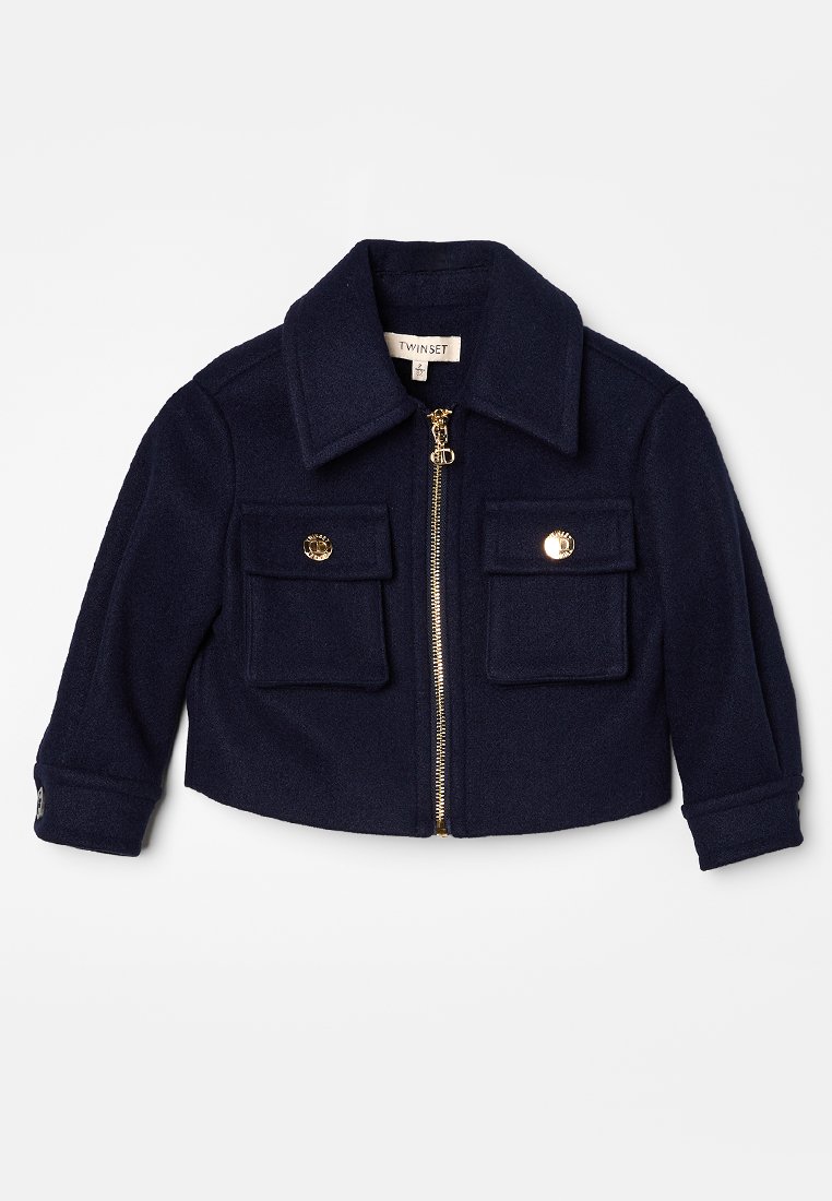 TWINSET Lichte jas blauw TWINSET Lichte jas blauw