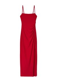 STRAPPY-MIDI - Jersey dress - red