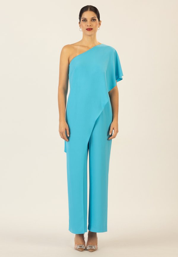 ONE-SHOULDER OVERALL - Jumpsuit - türkis