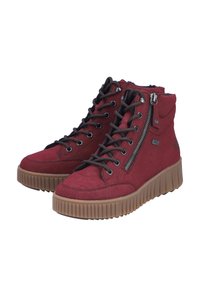 Rieker Bottines à lacets - rot