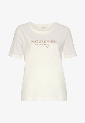 LASCANA, Nachtwäsche Shirt - ecru