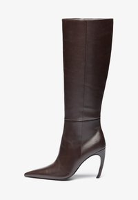 High Heel Stiefel - dark brown