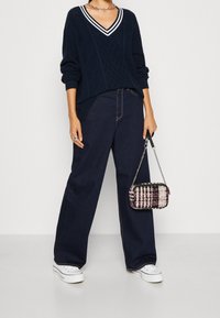 Hollister Co. Stickad tröja - dark blue