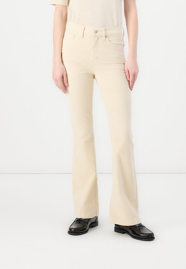 BABY HIGH RISE FLARE - Trousers - vanilla bean