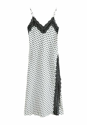 REGULAR FIT - STRAPPY CAMI - Maxi ruha - monochrome polka dot