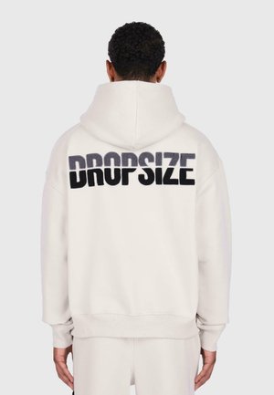 SPLIT FROTTEE EMBO - Hoodie - clear grey