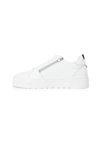 ZIPPER SNEAKERS WITH METAL ZIP - Tossud - white