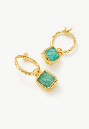 Missoma MINI PYRAMID CHARM HOOP - Korvakorut - gold-coloured