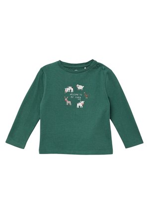 Langarmshirt - tannengrün