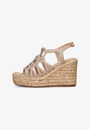 Alma en Pena, V2651106_ - Sandali con plateau - beige