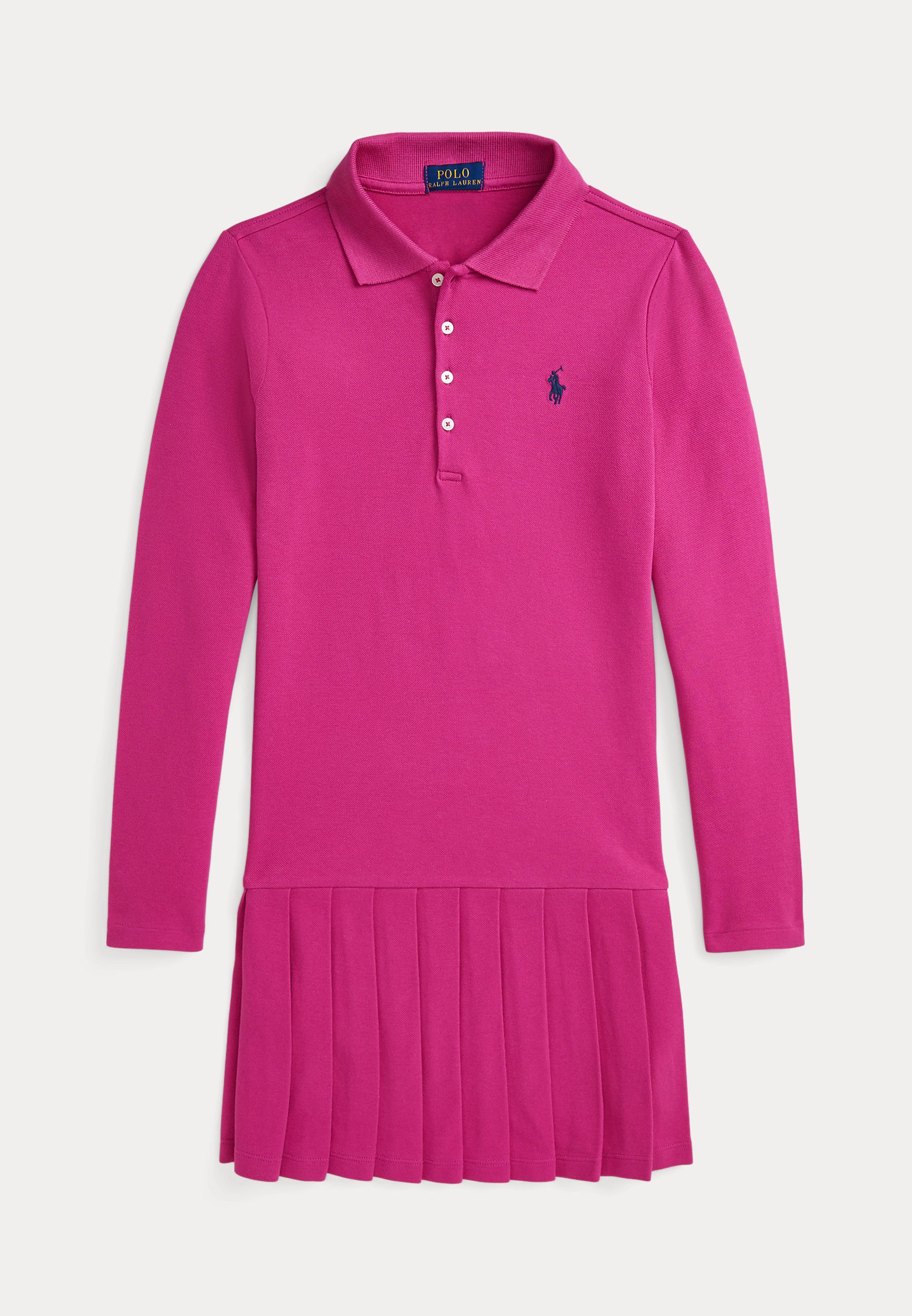 pink polo ralph lauren dress Ralph Lauren - Girls Pink Cotton Piqu Polo Dress