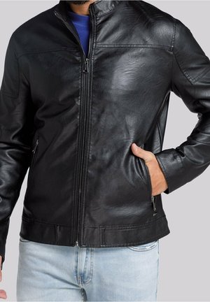 Kunstlederjacke - black