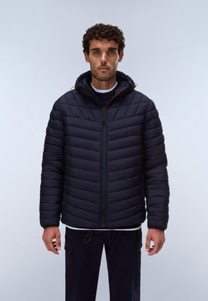 Napapijri, LAPAZ HOODED PUFFER - Gewatteerde jas - navy