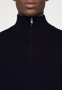 Davida Cashmere MAN HALF ZIP - Džemperis - navy