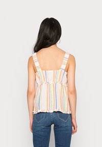 ONLY ONLTINNA STRAP - Top - flame orange/multi